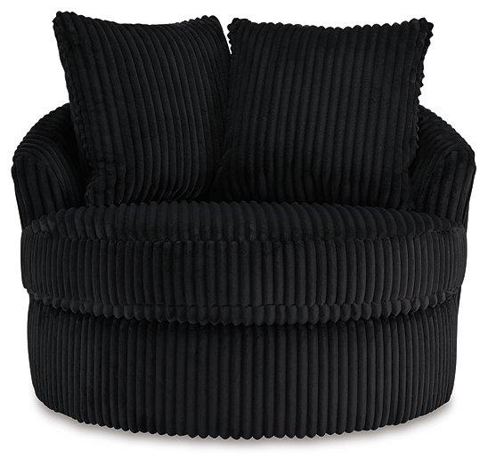 Gramwell Swivel Accent Chair - Abundant Home Collections