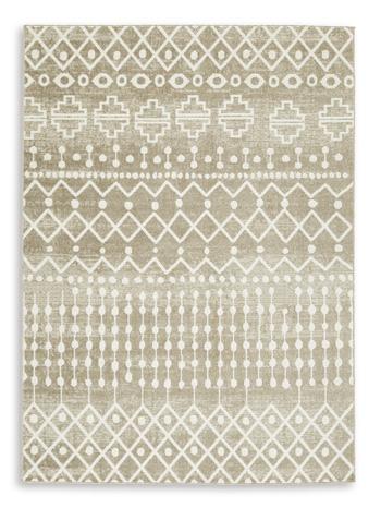 Bunchly 4'11" x 7'2" Washable Rug - Abundant Home Collections