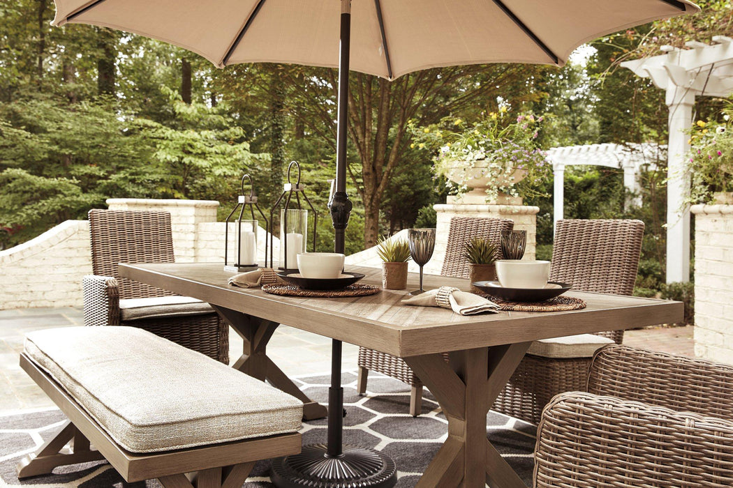 Beachcroft Outdoor Dining Table - Abundant Home Collections