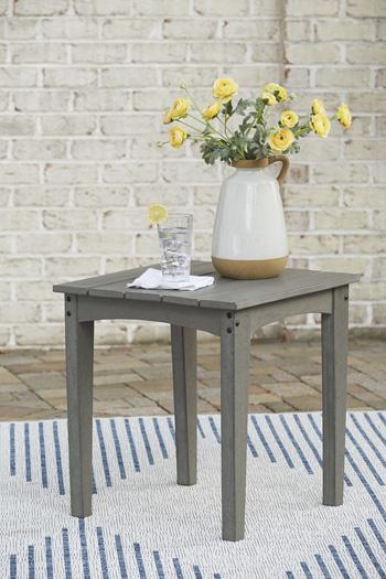 Visola Outdoor Adirondack Chair Set with End Table - Abundant Home Collections