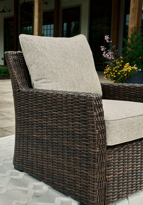 Brook Ranch Outdoor Lounge Chair with Cushion - Abundant Home Collections