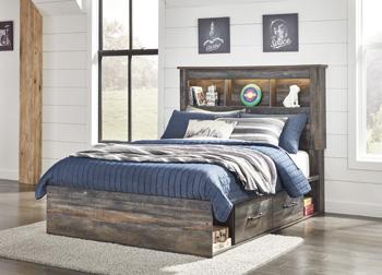 Drystan Youth Bed with 2 Storage Drawers - Abundant Home Collections