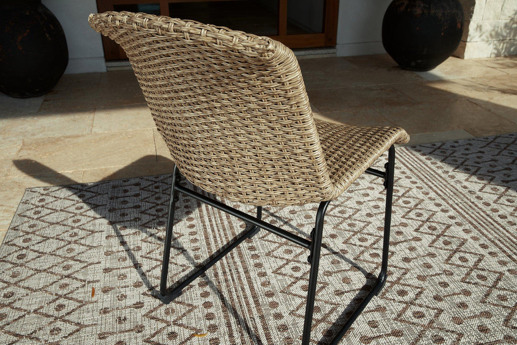 Amaris Outdoor Dining Chair (Set of 2) - Abundant Home Collections