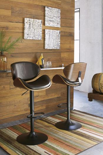 Bellatier Adjustable Height Bar Stool - Abundant Home Collections