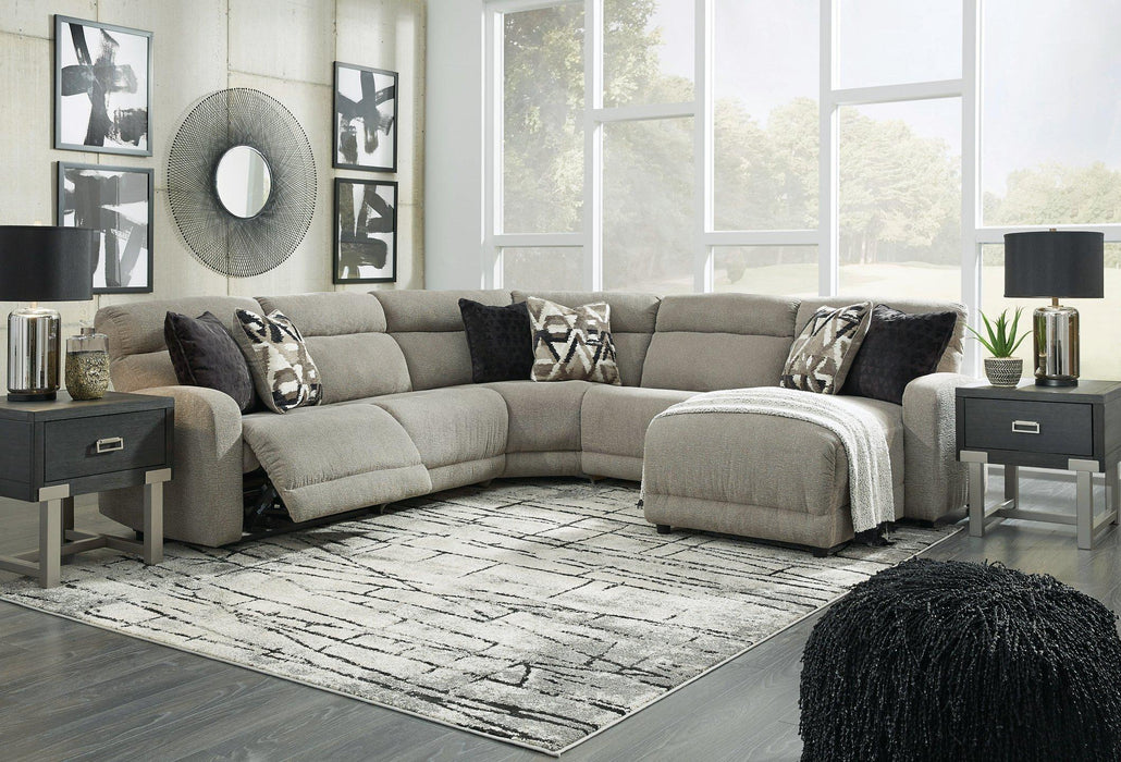 Colleyville Power Reclining Sectional with Chaise - Abundant Home Collections