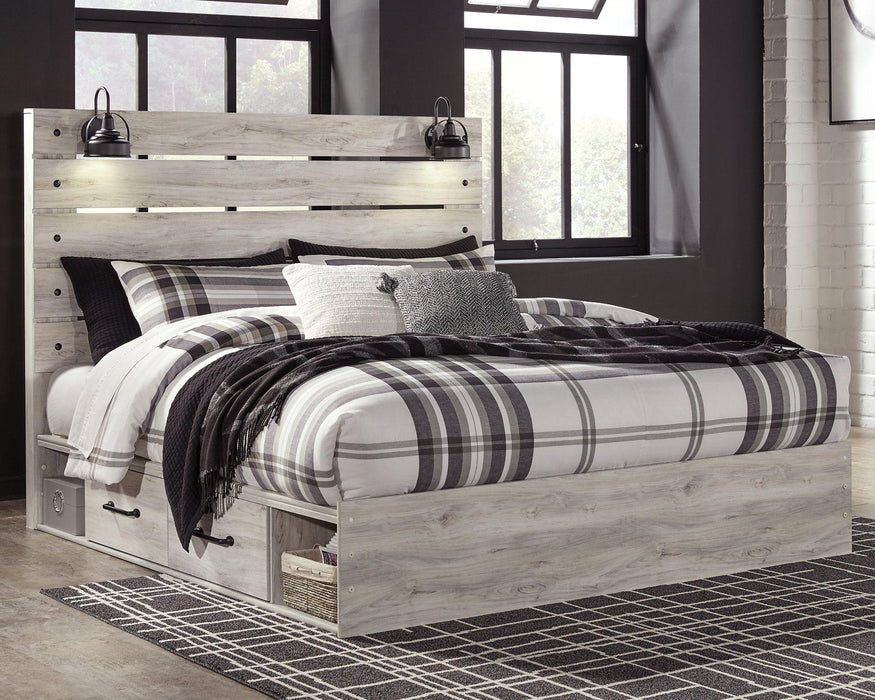 Cambeck Bed with 4 Storage Drawers - Abundant Home Collections