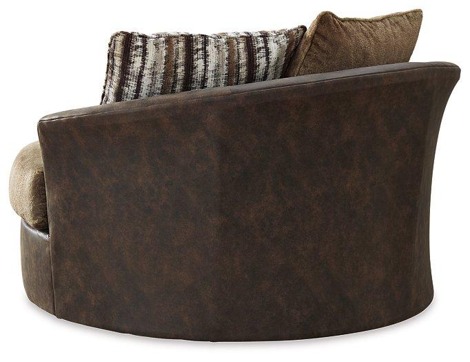 Alesbury Oversized Swivel Accent Chair - Abundant Home Collections