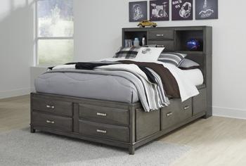 Caitbrook Storage Bed with 7 Drawers - Abundant Home Collections