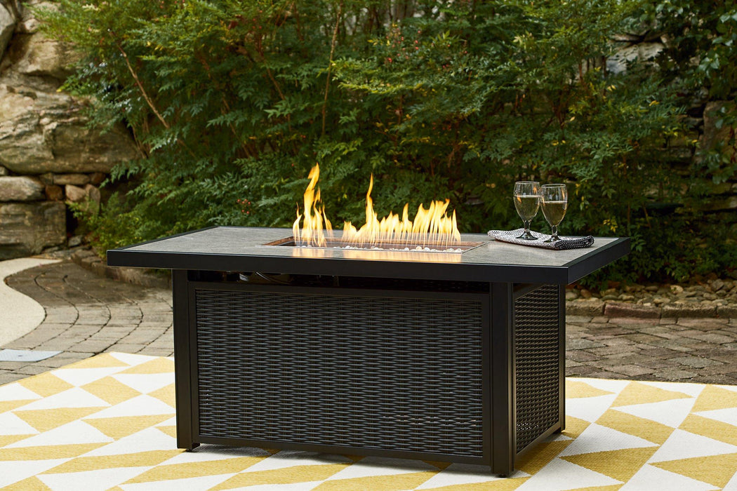 Beachcroft Outdoor Fire Pit Table - Abundant Home Collections