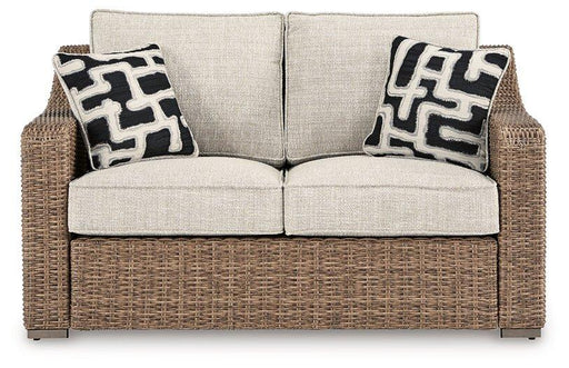 Beachcroft Outdoor Loveseat with Cushion - Abundant Home Collections