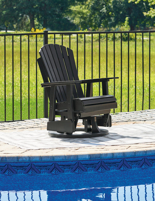 Hyland wave Outdoor Swivel Glider Chair - Abundant Home Collections