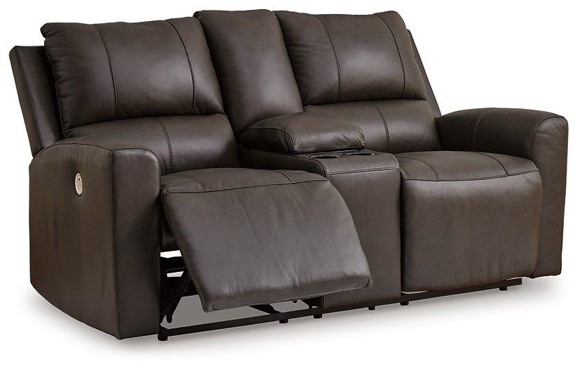 Boxmere Power Reclining Loveseat with Console - Abundant Home Collections