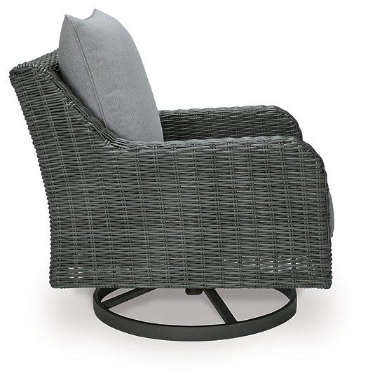 Elite Park Outdoor Swivel Lounge with Cushion - Abundant Home Collections