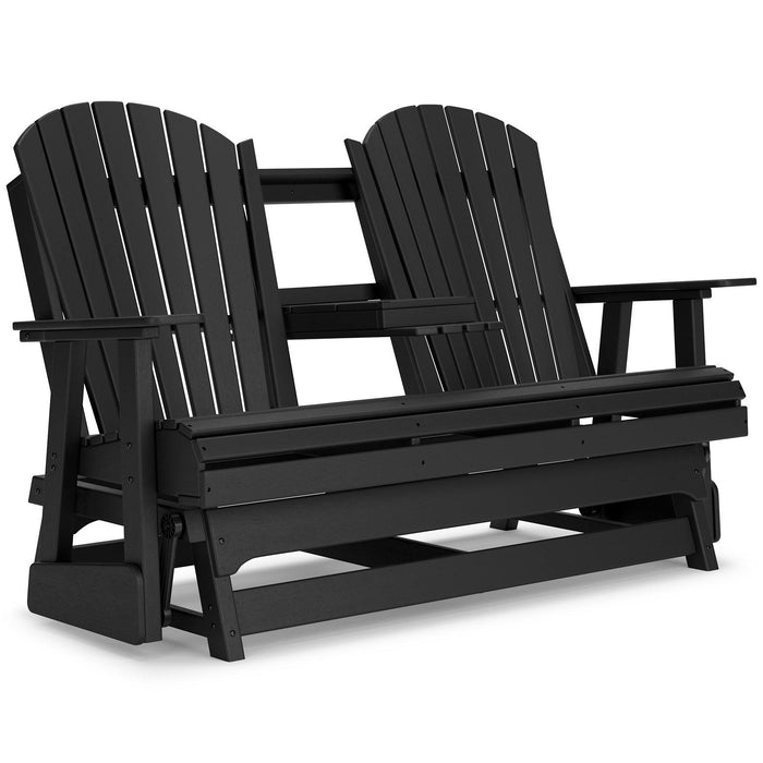 Hyland wave Outdoor Glider Loveseat - Abundant Home Collections
