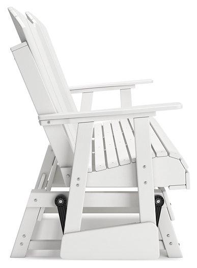 Hyland wave Outdoor Glider Loveseat - Abundant Home Collections