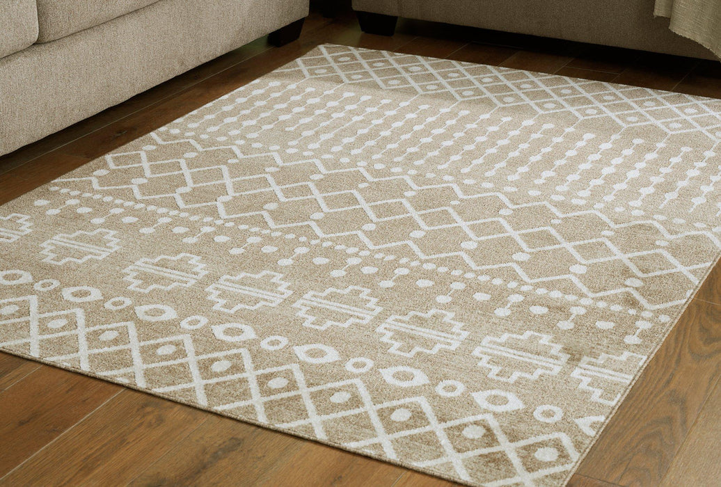 Bunchly 4'11" x 7'2" Washable Rug - Abundant Home Collections