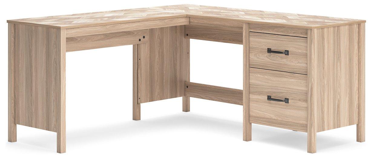 Battelle 60" Home Office Desk with Return - Abundant Home Collections
