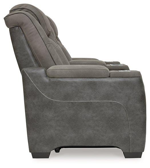 Next-Gen DuraPella Power Reclining Loveseat with Console - Abundant Home Collections