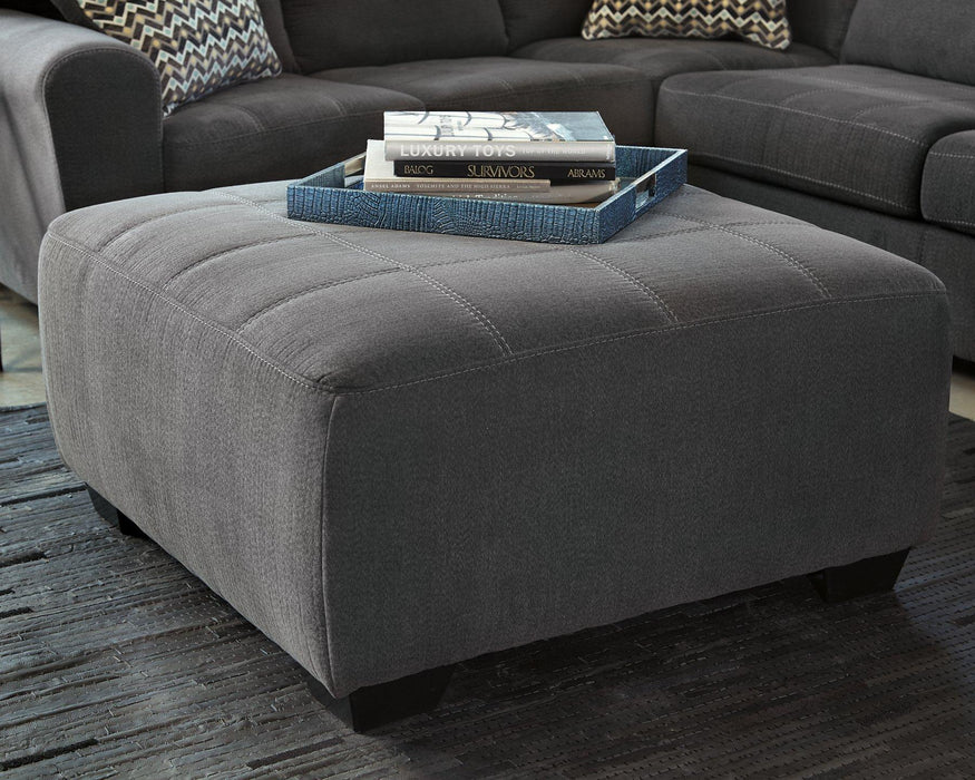 Ambee Oversized Accent Ottoman - Abundant Home Collections