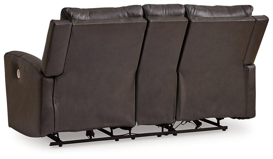 Boxmere Power Reclining Loveseat with Console - Abundant Home Collections