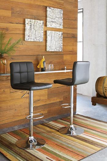 Bellatier Adjustable Height Bar Stool - Abundant Home Collections