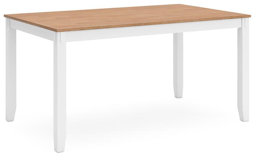 Gesthaven Dining Table with 4 Chairs and Bench (Set of 6) - Abundant Home Collections