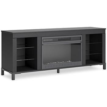 Cayberry Entertainment Center with Electric Fireplace - Abundant Home Collections