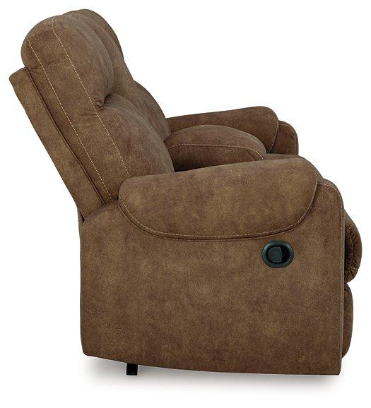 Edenwold Reclining Loveseat with Console - Abundant Home Collections
