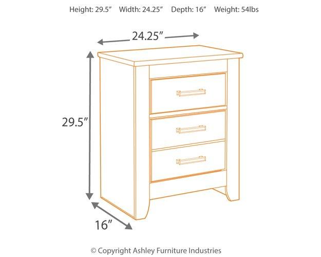 Brinxton Nightstand - Abundant Home Collections