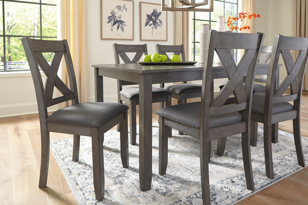 Caitbrook Dining Table and Chairs (Set of 7) - Abundant Home Collections