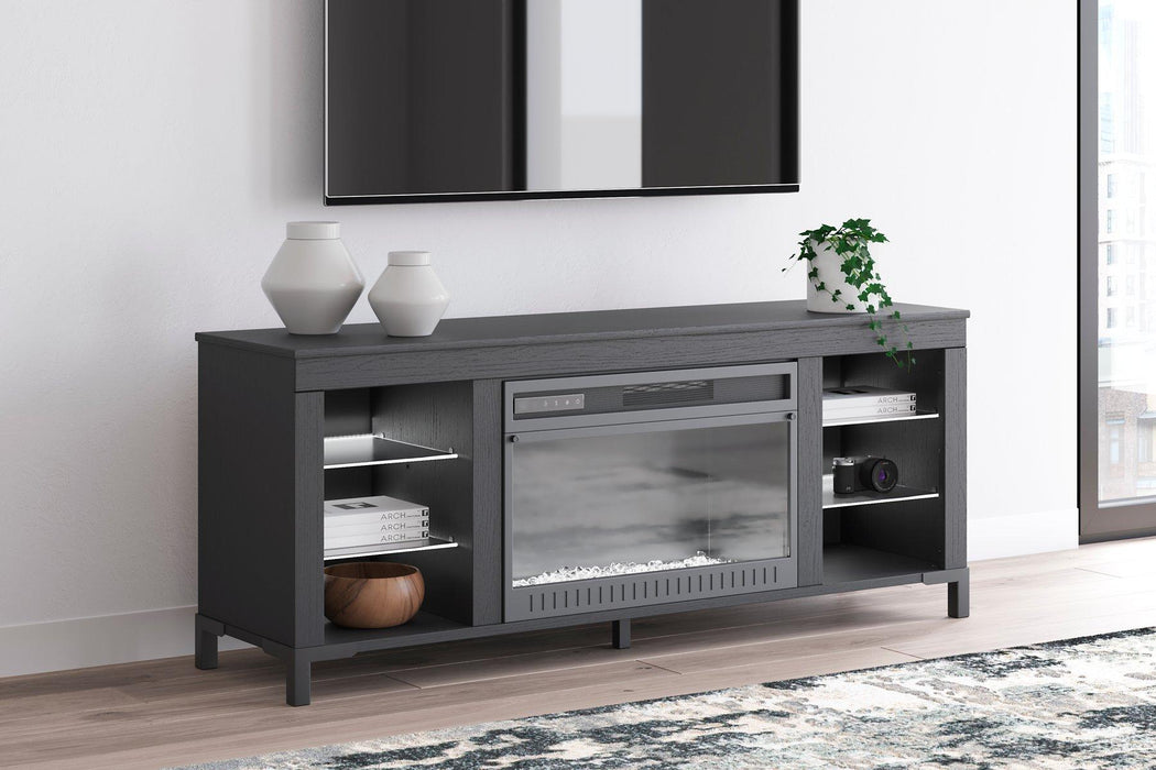 Cayberry Entertainment Center with Electric Fireplace - Abundant Home Collections