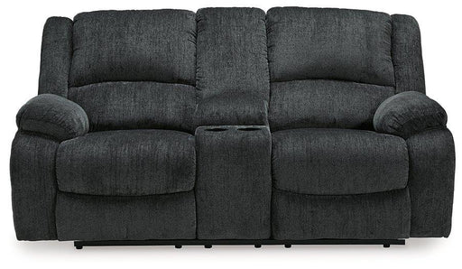Draycoll Reclining Loveseat with Console - Abundant Home Collections