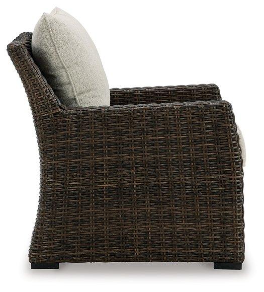 Brook Ranch Outdoor Lounge Chair with Cushion - Abundant Home Collections