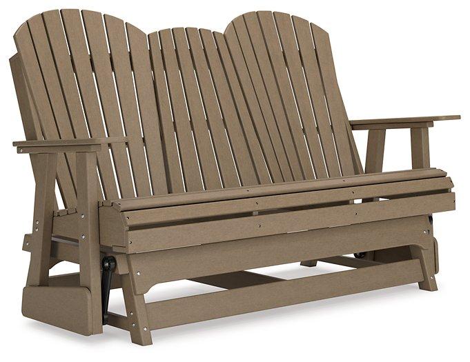 Hyland wave Outdoor Glider Loveseat - Abundant Home Collections