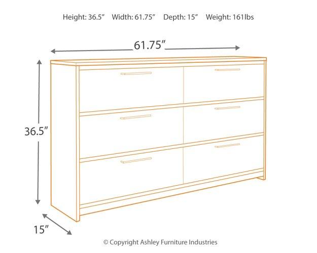 Baystorm Dresser and Mirror - Abundant Home Collections