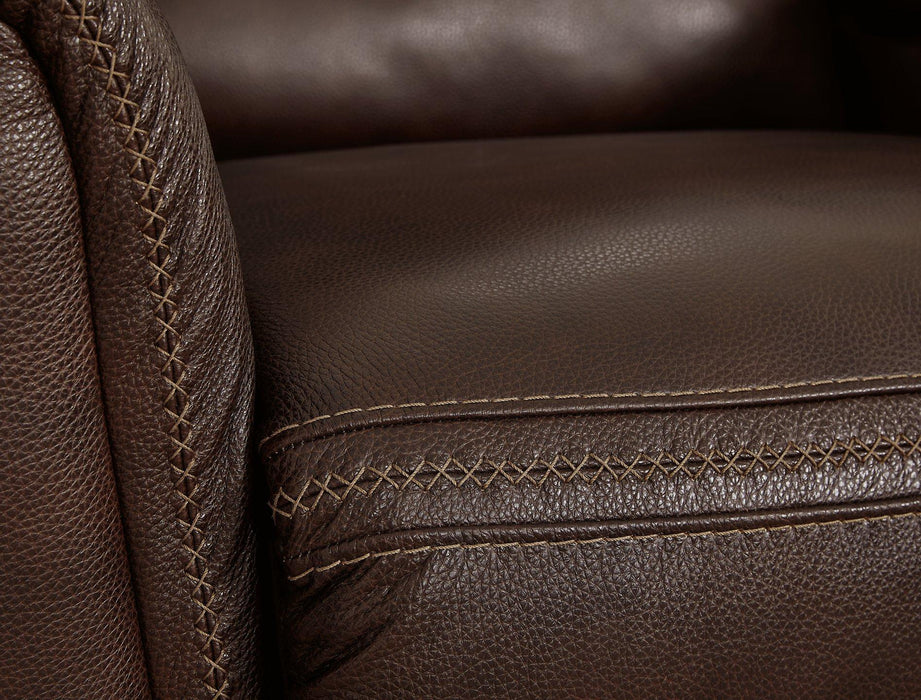 Alessandro Power Reclining Loveseat with Console - Abundant Home Collections