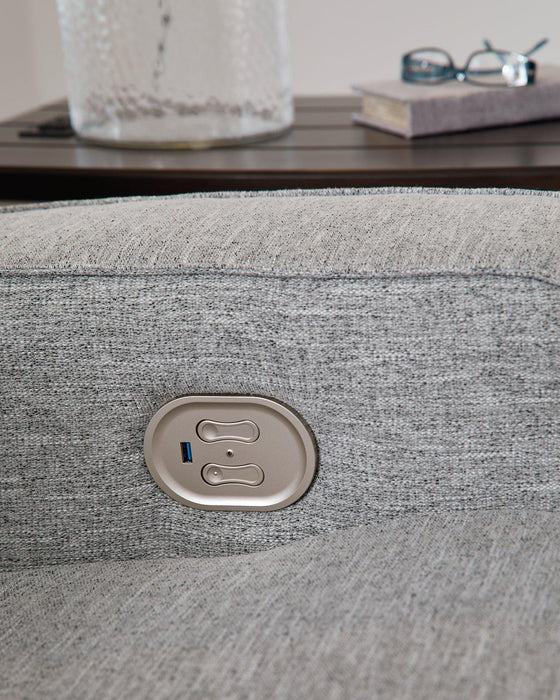 Biscoe Power Reclining Loveseat - Abundant Home Collections