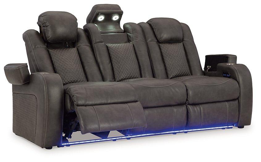 Fyne-Dyme Power Reclining Sofa - Abundant Home Collections