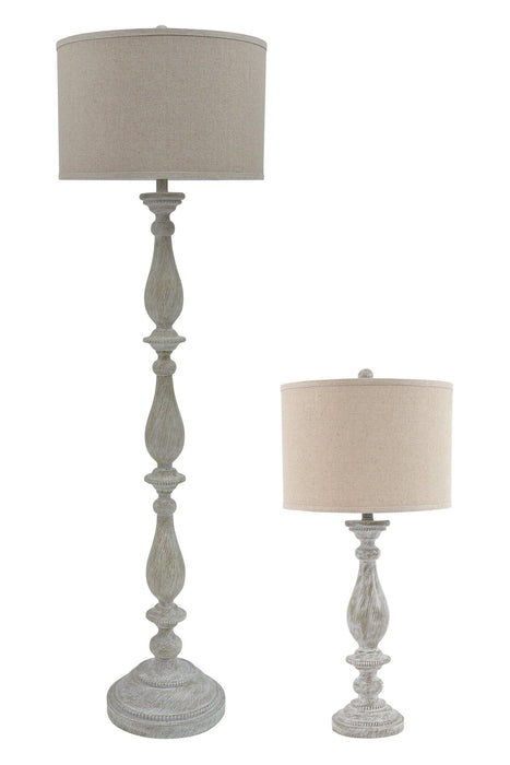 Bernadate Lamp Set - Abundant Home Collections