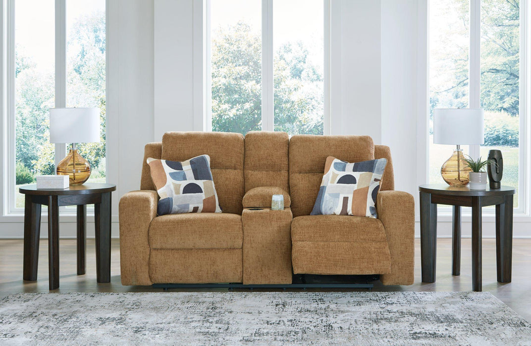 Kanlow Reclining Loveseat with Console - Abundant Home Collections