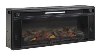 Kallari 84" TV Stand with Electric Fireplace - Abundant Home Collections