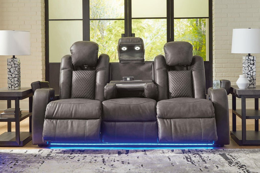 Fyne-Dyme Power Reclining Sofa - Abundant Home Collections