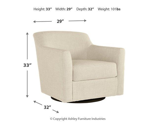 Bradney Swivel Accent Chair - Abundant Home Collections