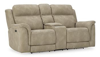 Next-Gen DuraPella Power Reclining Loveseat with Console - Abundant Home Collections