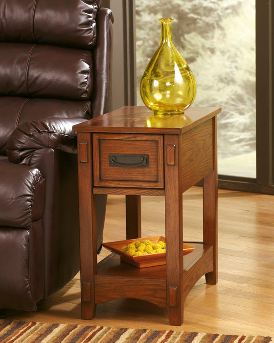 Breegin Chairside End Table - Abundant Home Collections