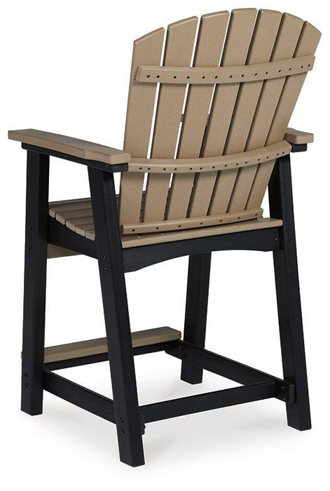 Fairen Trail Outdoor Counter Height Bar Stool (Set of 2) - Abundant Home Collections