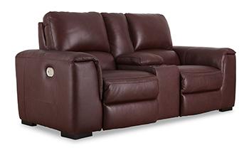 Alessandro Power Reclining Loveseat with Console - Abundant Home Collections
