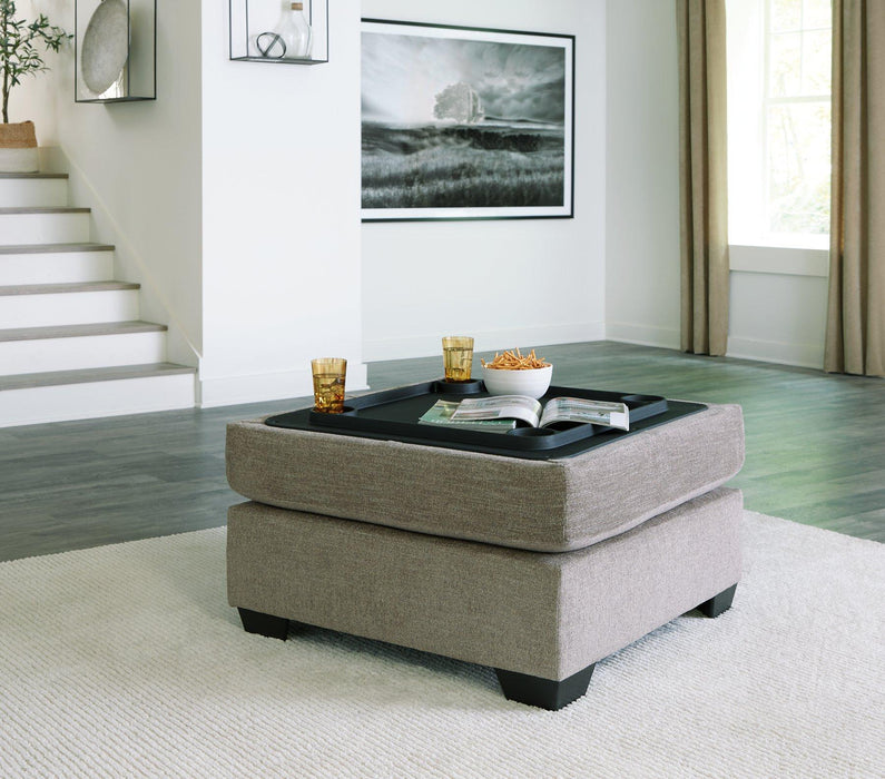 Creswell Ottoman With Storage - Abundant Home Collections