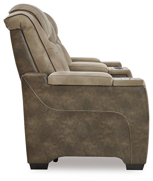 Next-Gen DuraPella Power Reclining Loveseat with Console - Abundant Home Collections