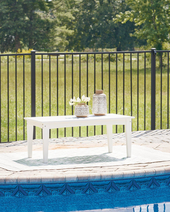 Hyland wave Outdoor Coffee Table - Abundant Home Collections